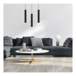 MILAGRO MLP8792 Lampa wisząca HUDSON BLACK 3xGU10