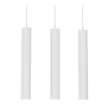 MILAGRO MLP8799 Lampa wisząca HUDSON WHITE 3xGU10