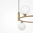 MAYTONI MOD013PL-04BS1 Ring lampa wisząca mosiądz
