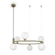 MAYTONI MOD013PL-06BS1 Ring lampa wisząca mosiądz