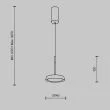 MAYTONI MOD041PL-L15G3K El lampa wisząca
