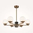 MAYTONI MOD187PL-06BS Marble lampa wisząca mosiądz