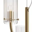 MAYTONI MOD223PL-03BS Arco lampa wisząca mosiądz