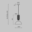 MAYTONI MOD302PL-01GR1 Antic lampa wisząca