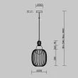 MAYTONI MOD376PL-01G1 Levitation lampa wisząca