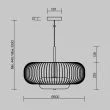 MAYTONI MOD376PL-L30G3K Levitation lampa wisząca