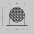 MAYTONI MOD387TL-L8CH3K Mangata lampa stołowa