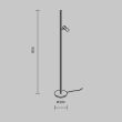 MAYTONI MOD395FL-L28B3K Thin lampa podłogowa