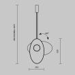 MAYTONI MOD396PL-L10GR3K Evolution lampa wisząca