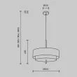 MAYTONI MOD613PL-05W1 Bergamo lampa wisząca