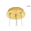 MOOSEE MSE010100392 lampa wisząca RIVIERA 80 złota