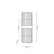 MOOSEE MSE1501100180 lampa ścienna MILAGRO złota
