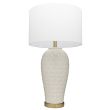 COSMOLIGHT Lampa stołowa MURCIA T01033BR-WH