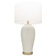 COSMOLIGHT Lampa stołowa MURCIA T01033BR-WH