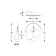 ZUMALINE MX4024-1-3WT FOCUS LAMPA SUFITOWA