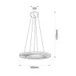 ANTIGO 5228 NEXO Z3 lampa zwieszana pozioma 50 cm 4000K
