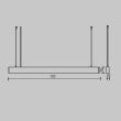 MAYTONI P051PL-36W2.7-6K-W BASIS lampa wisząca