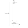 MAXLIGHT P0555 LAMPA WISZĄCA CONE II