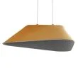 MAXLIGHT P0569 LAMPA WISZACA CARBON EARTH YELLOW&GREY