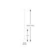 ZUMALINE P0574-01F-F7AA ARCTURUS LAMPA WISZĄCA ZŁOTA/GOLD