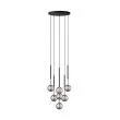 ZUMALINE P0574-07F-SDFZ ARCTURUS LAMPA WISZĄCA CZARNO-ZŁOTA/BLACK-GOLD
