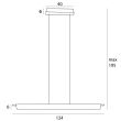 MAXLIGHT P0597 LAMPA WISZĄCA JO-JO MODERN GREY
