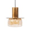 MAXLIGHT P0601 LAMPA WISZĄCA SIGNATURE A AMBER GLASS