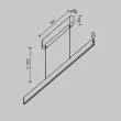 MAYTONI P109PL-36W2.7-6K-BS Ephoria lampa wisząca