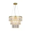 ZUMALINE P17127-4-1GD TIFANNY LAMPA WISZĄCA ZŁOTA/GOLD