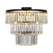 ZUMALINE P17127-4-BK TIFANNY LAMPA SUFITOWA CZARNA/BLACK