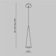 MAYTONI P318PL-01B Pendant Nevill Pendant Lamp Black