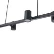YASKR Lampa Wisząca Noe Long 6xGU10 czarna PL0111-BK