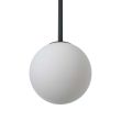 YASKR Lampa Wisząca Bolti 1xE14 czarna PL0112-BK