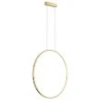 YASKR Lampa Wisząca Loop S 1xLED złota IP44 PL0119-65-GD