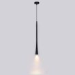 YASKR Lampa Wisząca Elysia 1xLED czarna PL0121-BK