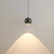 YASKR Lampa Wisząca Aurenia 1xLED czarna PL0122-CB