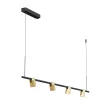 YASKR Lampa Wisząca Slide Long 1xLED szczotkowany mosiądz PL0124-BS
