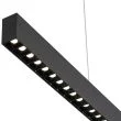 YASKR Lampa Wisząca Sigi I LED czarna PL0126-BK
