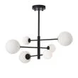 YASKR Lampa Sufitowa Bolti 6xG9 czarna PLC0103-BK