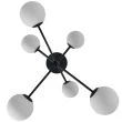YASKR Lampa Sufitowa Bolti 6xG9 czarna PLC0103-BK