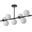 YASKR Lampa Sufitowa Bolti 7xE14 czarna PLC0104-BK
