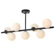 YASKR Lampa Sufitowa Bolti 7xE14 czarna PLC0104-BK