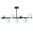 YASKR Lampa Sufitowa Bolti 7xE14 czarna PLC0104-BK