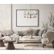 ITALUX PND-4215-8-HBR lampa wisząca brązowy