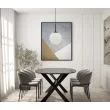 ITALUX PND-5578-1M-BK lampa wisząca czarny,biały