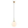 ITALUX PND-5578-1M-BRO lampa wisząca brązowy,biały