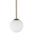 STEP INTO DESIGN ST-F086 LAMPA ŚCIENNA MIKA-1 BIAŁO ZŁOTA 70 CM