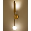 STEP INTO DESIGN ST-F086 LAMPA ŚCIENNA MIKA-1 BIAŁO ZŁOTA 70 CM