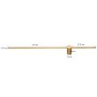 STEP INTO DESIGN ST-10669W2 gold Lampa ścienna SPARO LED złota 100 cm