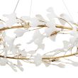 STEP INTO DESIGN XY080P-100 Lampa wisząca BOTANIKA złoto biała 100 cm